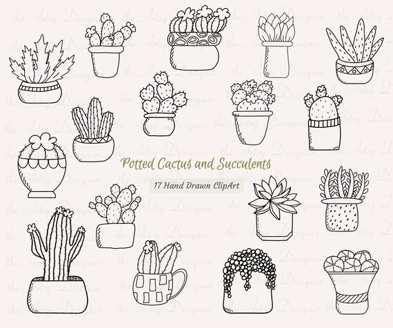 Happy Valentines Day Potted Cactus And Gift Box Card - Free Download