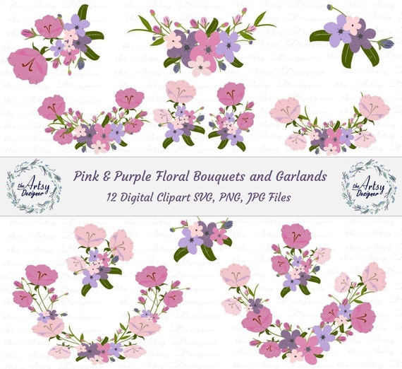 Free Free 234 Purple Flower Bouquet Svg SVG PNG EPS DXF File