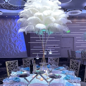 100 pezzi piume di struzzo bianche matrimonio decorazione fai da te celebrazione carnevale evento piume decorazione materiale 5-32 pollici