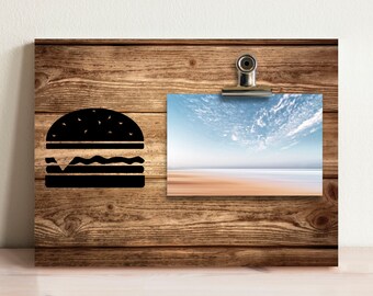 Frame Cheeseburger Food Burger, Photo Frame, Picture Frames Gift, Item 278194