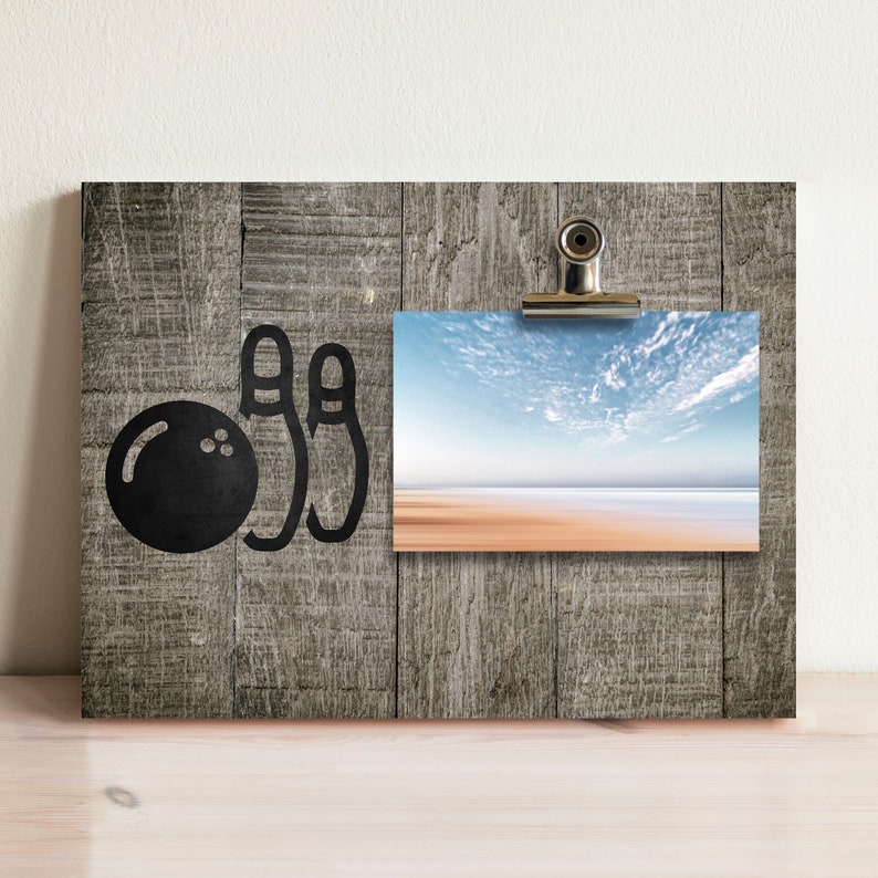 Frame Bowling Alley Game Ball Clip Frame Photo Frame Etsy