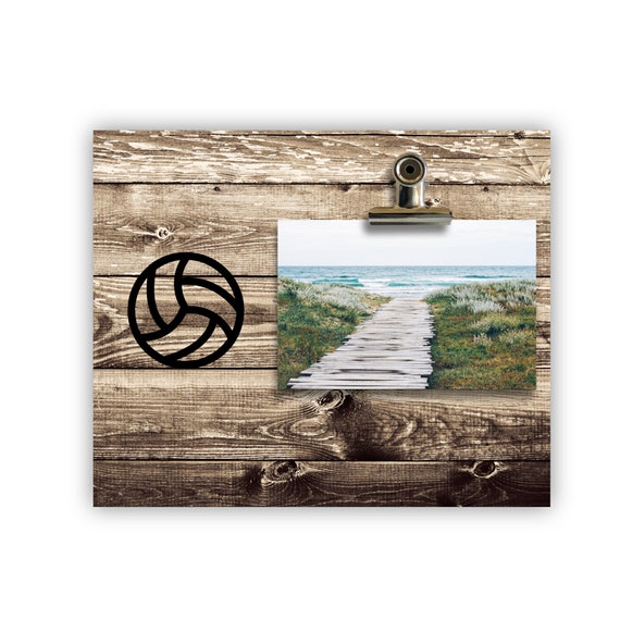 Volleyball Sports Clip Frame Photo Frame Picture Frames ID Etsy