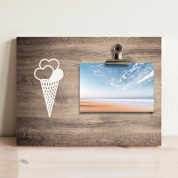 Frame Ice Cream Cone Heart Love Ice-cream Hearts, Clip Frame, Photo Frame, Picture Frames Gift, Item 514034