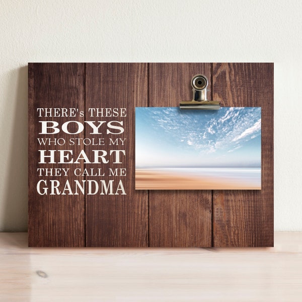 Frame Grandma of Boys Mothers Day Gift, Photo Frame, Picture Frames Gift, Item 1389523