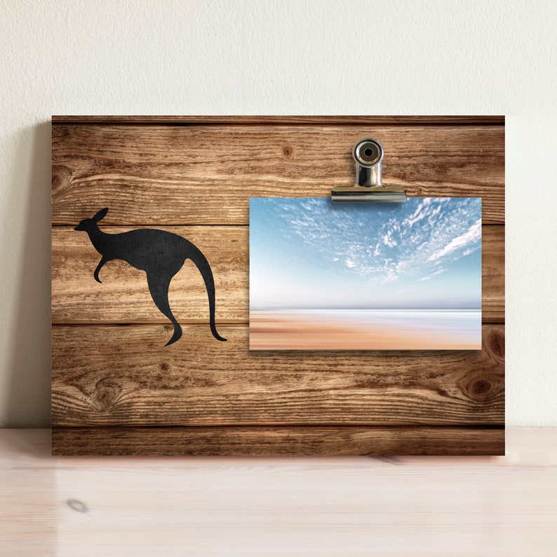 Kangaroo Animal Australia Jump Clip Frame Photo Frame Etsy