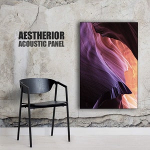 Akoestische paneelstof Antelope Canyon abstracte op maat gemaakte printstof voor akoestisch paneel Geluidsabsorberend paneel Echo-ruisonderdrukkingsstof