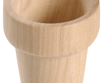 Hillman Birch Flower Pot Toy Miniatura, paquete de 4
