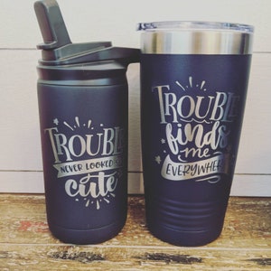 Parent and child matching cups