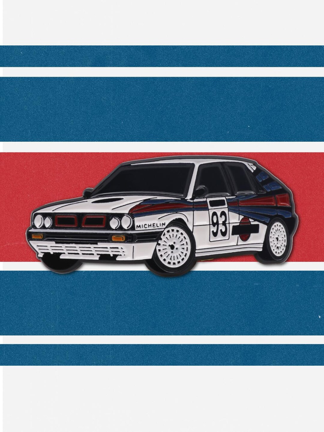 LANCIA DELTA HF integrale クッション Lancia Delta HF Integrale - Rally Inspired Enamel Pin - Etsy