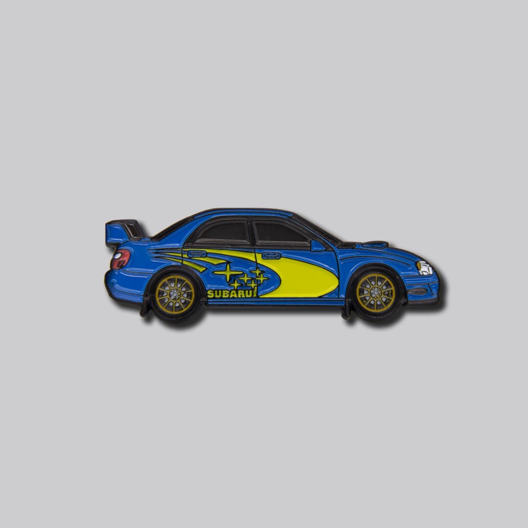Subaru WRX STI Rally Inspired Enamel Pin - Etsy