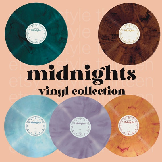 Taylor Swift Midnights Inspired Vinyl Sticker Collection 