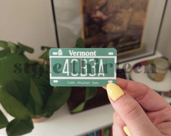 american cars license plate inspired sticker | noah kahan, the great divide, tgd