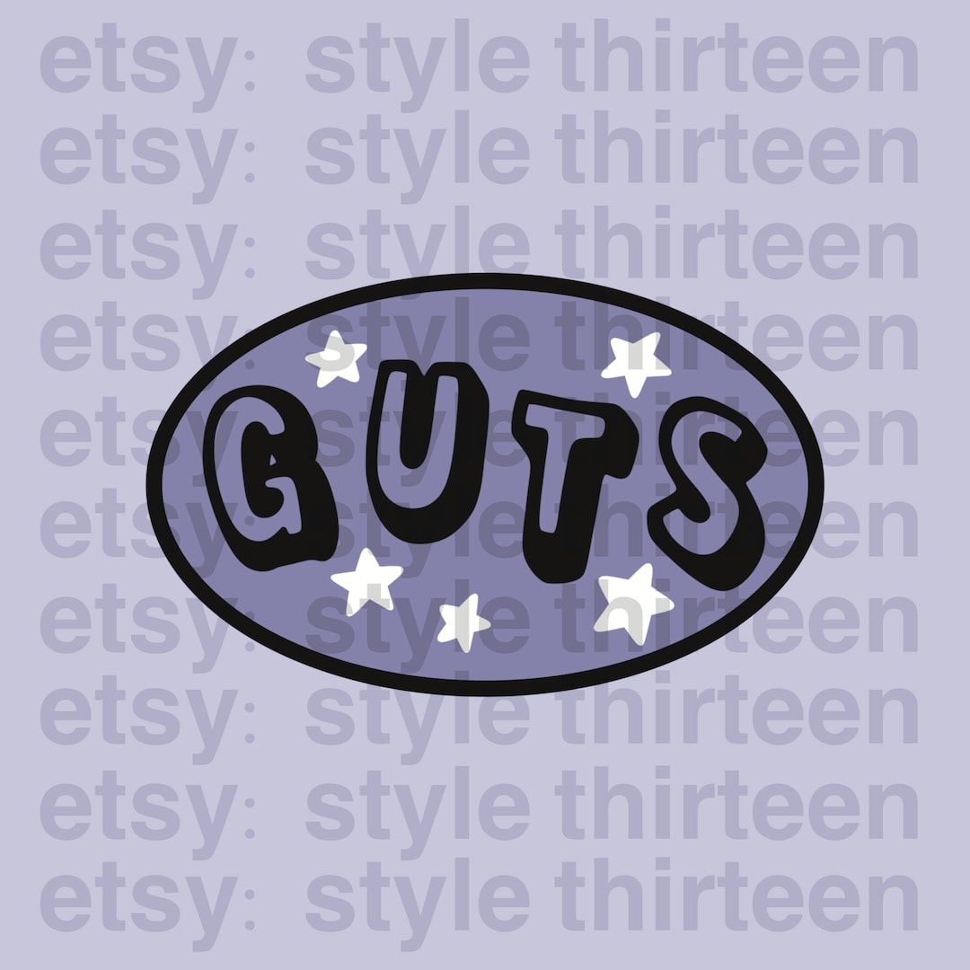 Olivia Rodrigo Guts Sticker - Etsy UK