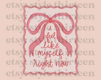 Gracie Abrams 'Right Now' Bow Sticker - Laptop, Water Bottle Decal