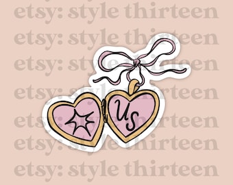 us locket sticker | gracie abrams, tsou, the secret of us