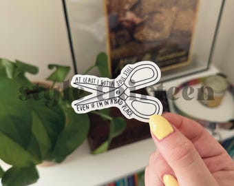 haircut inspired sticker | noah kahan, the great divide, tgd