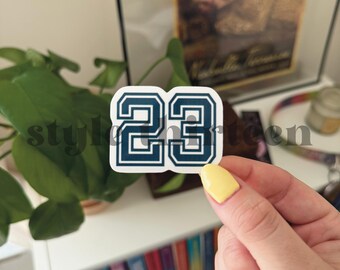 23 inspired sticker | noah kahan, the great divide, tgd