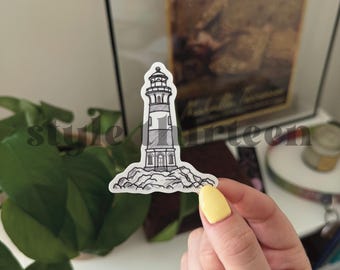lighthouse inspired sticker | noah kahan, the great divide, tgd