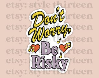 be risky sticker | gracie abrams, tsou, the secret of us, risk