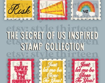 the secret of us stamp collection | gracie abrams, tsou, stamps
