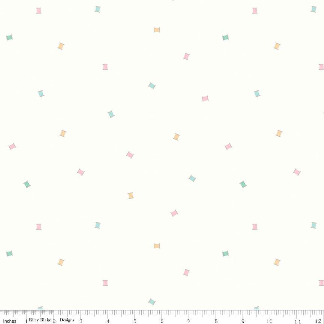 Hush Hush 2 Sweet Spools, Low Volume Fabric by Riley Blake - Cotton ...