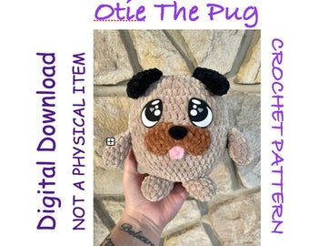 Otie the Pug Crochet Pattern