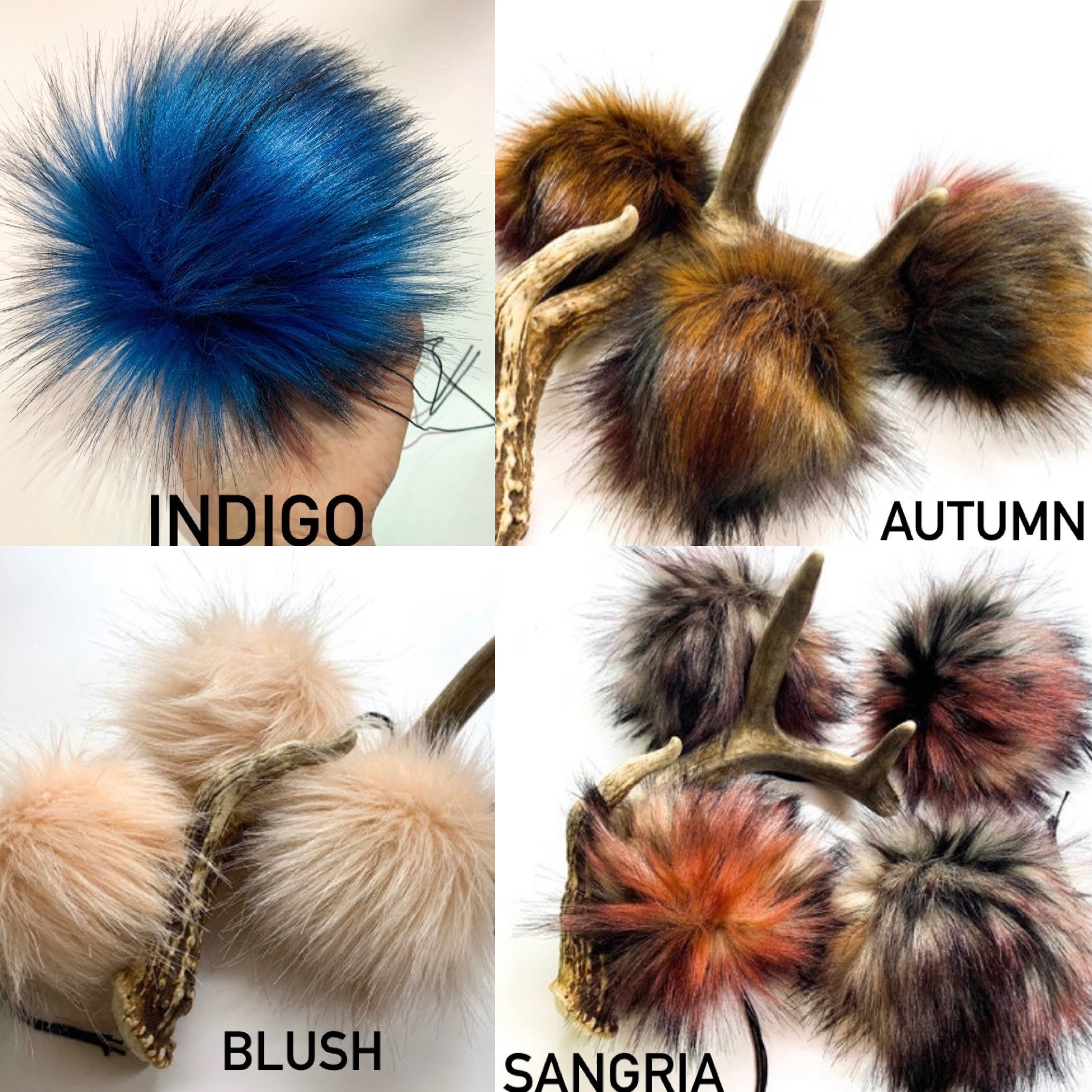 BULK ORDER POMS 10203040 5 x 5 Faux Fur Pom Pom Pom Etsy
