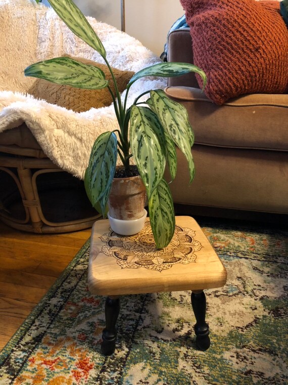 Handmade Boho Plant Stand Etsy