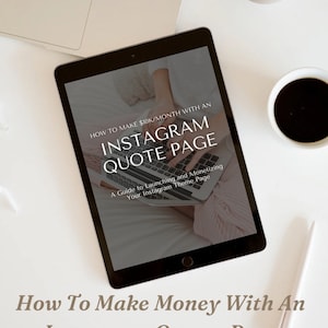 Faceless, Instagram Themepage, Instagram Quote Page, Ebook pdf, Done-For-You, Faceless Marketing, Passive Income, DFY, MRR, PLR