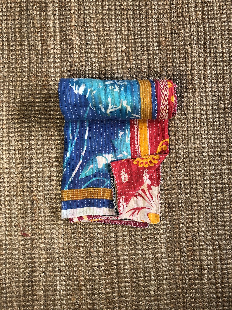 Indian Kantha Quilt 017