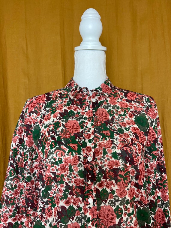 Sezane Floral Cotton Shirt - image 2