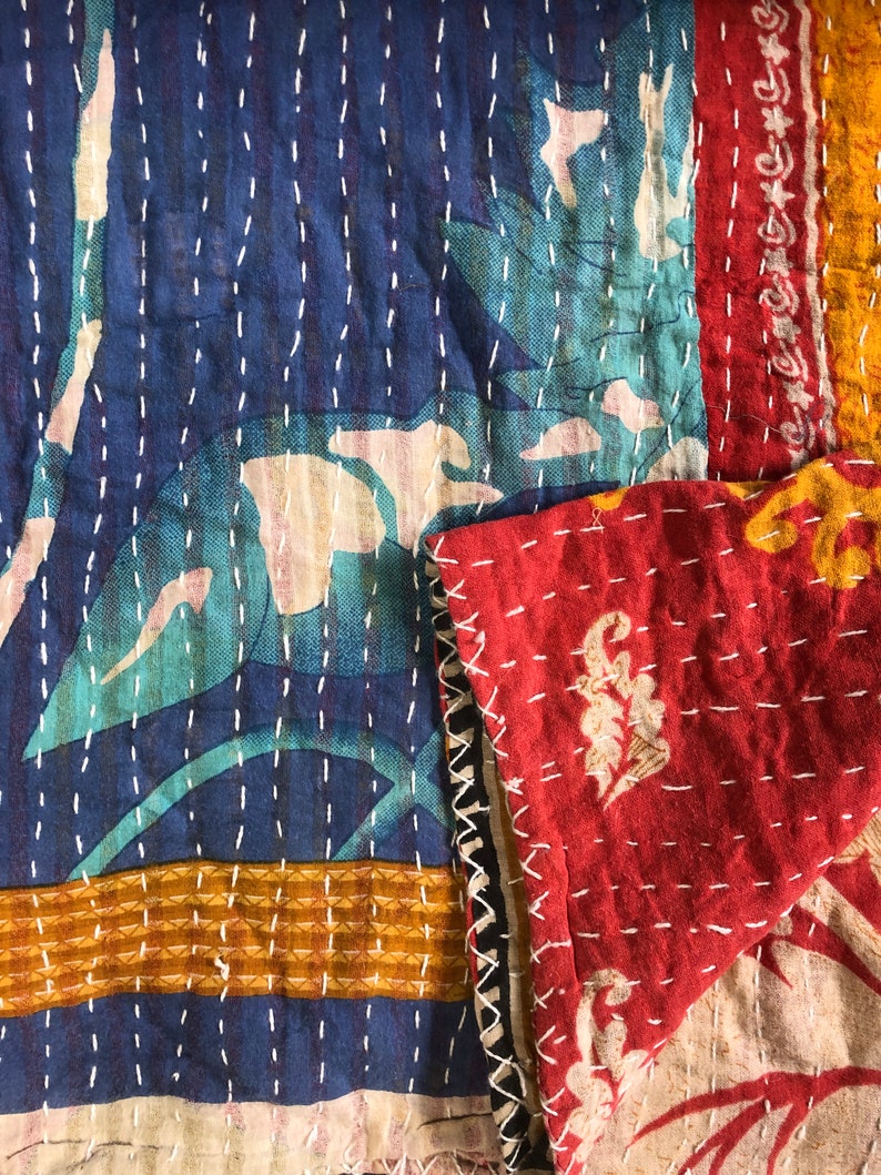 Indian Kantha Quilt 017
