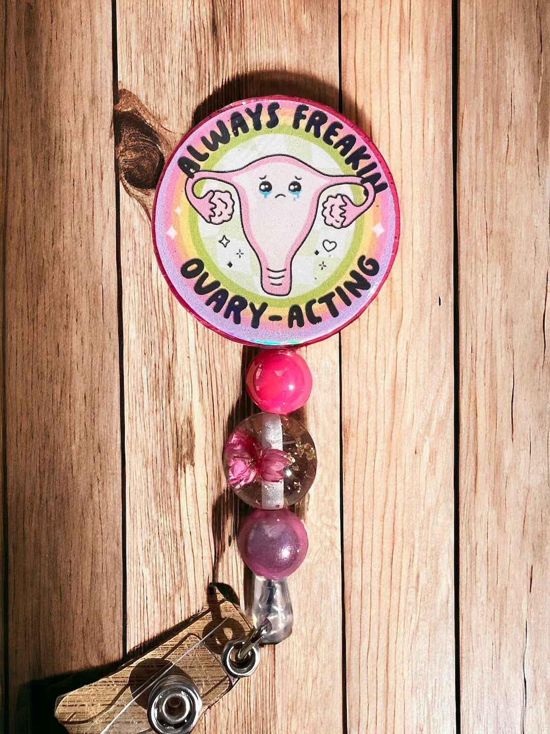 OBGYN Badge Reel, Ovarian Acting, Funny Nurse Badge Reels, Labor and ...
