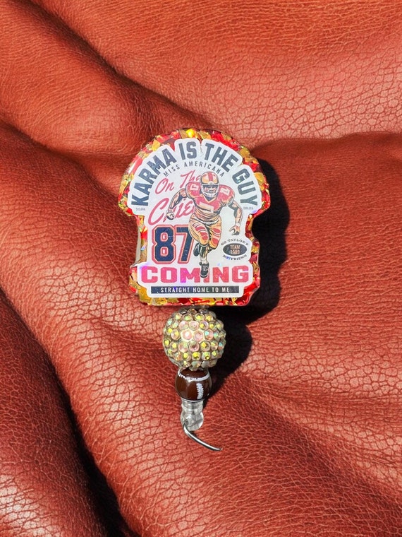 Kansas City Chiefs Badge Reel, Touchdown Season Badge Reel, Karma is the guy on the Chiefs, Football Themed Badge Reel, Fall Badge Reel