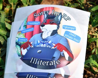 RP Illiterate Sticker