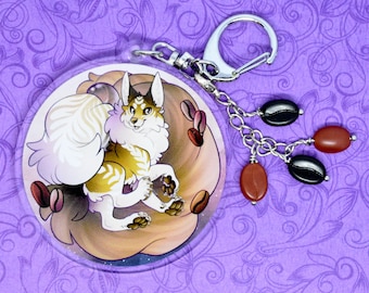 Latte Kitsune Charm