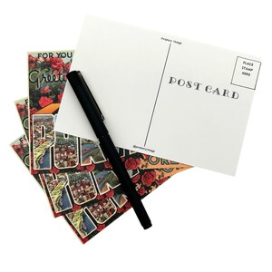 Retro Portland-vykort • Stora souvenirkort från Oregon, Spara datumet, Festgåvor i stora mängder bild 2