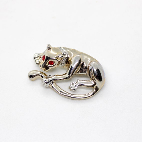 Vintage 80s Panther Brooch Pin - Choose Your Quan… - image 3