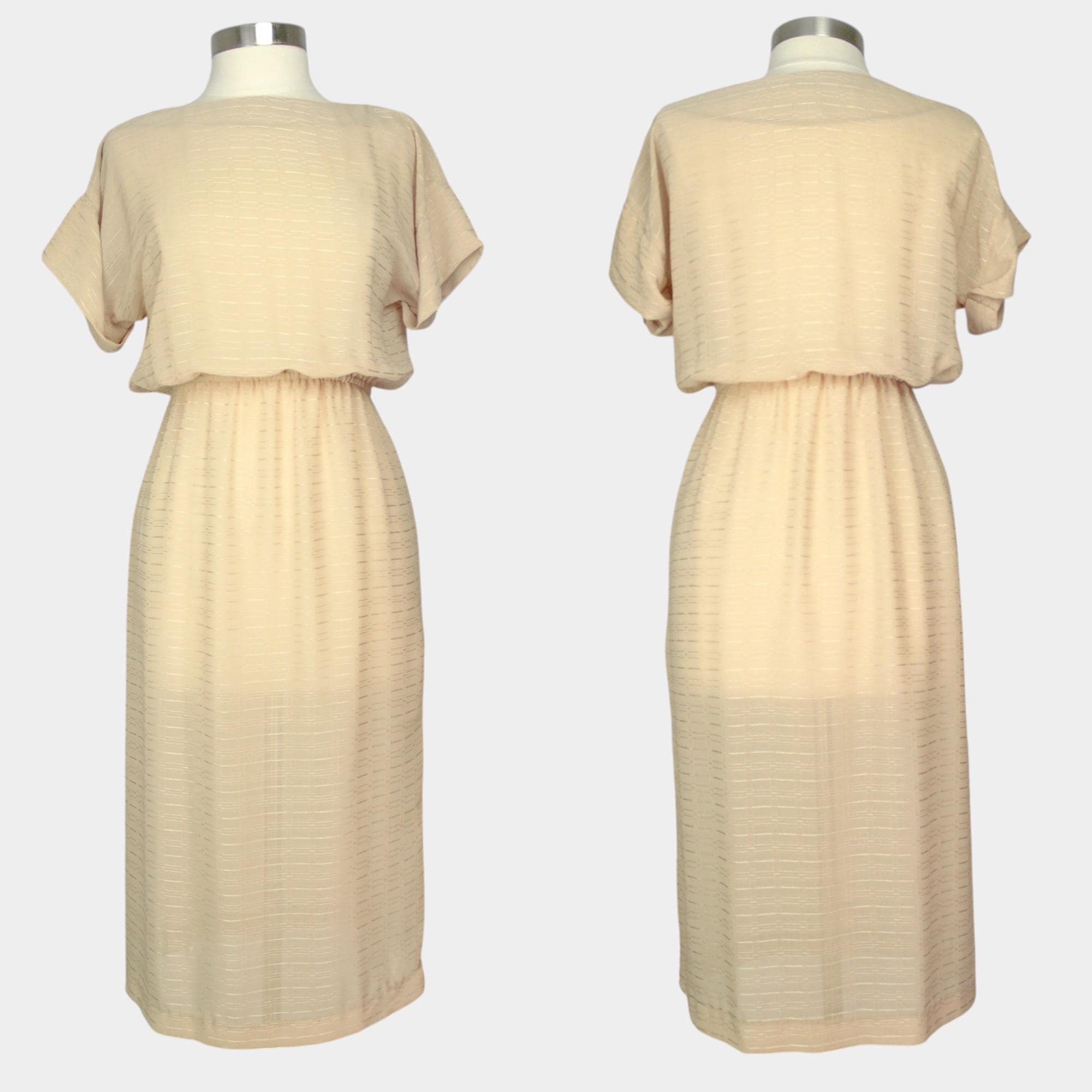 80s Boatneck Dress - Etsy