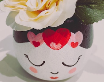 Jardinière pour la Saint-Valentin