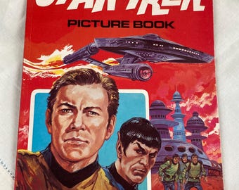 Vintage Star Trek-prentenboek
