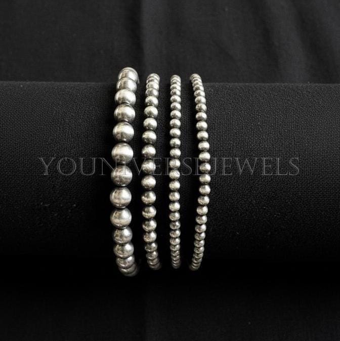 Sterling silver navajo pearl bracelet - Etsy 日本