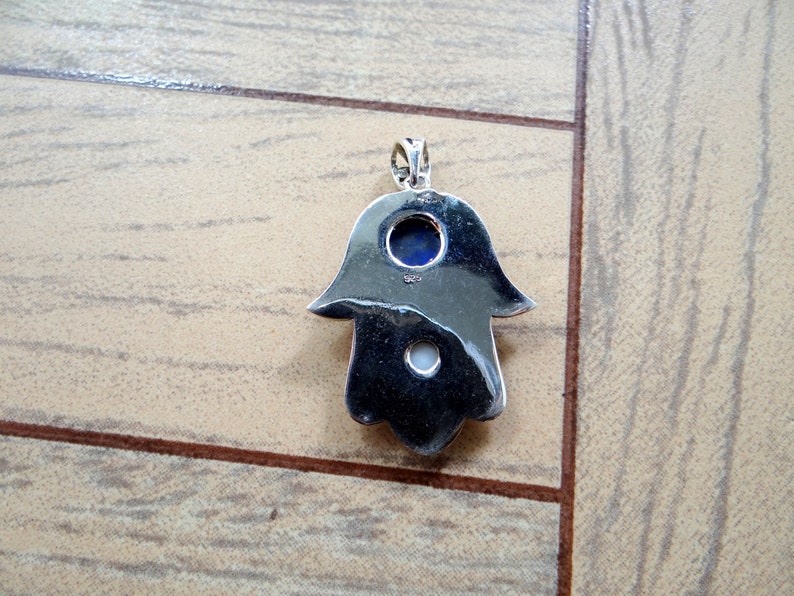 Natural LAPIS LAZULIPEARL PendantHealing PendantGraceful Hand Made Pendant925 Sterling Silver JewelryNatural Stone PendantBoho Pendant
