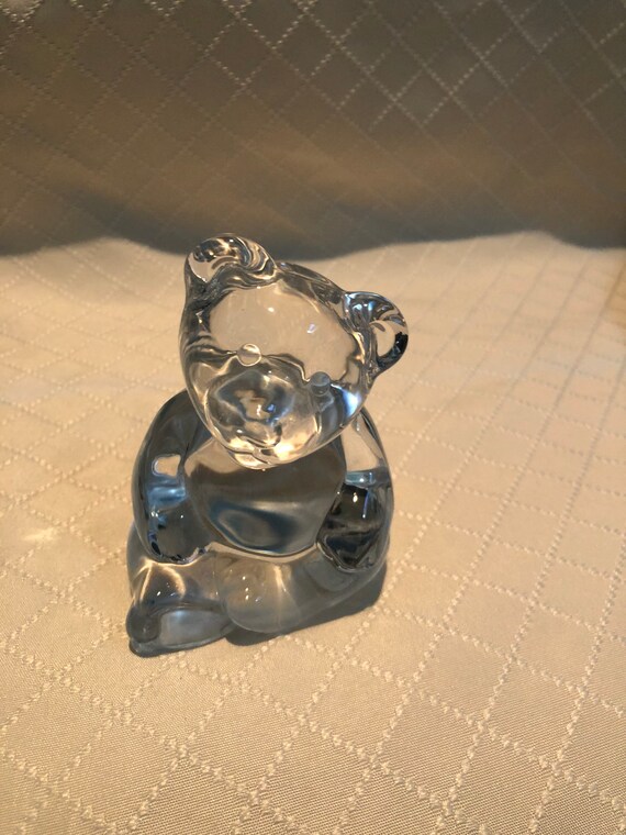 Princess House Crystal Bear Etsy