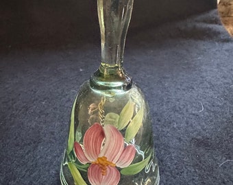 ヴィンテージ フェントン グラス グリーン ダイヤモンド オプティック