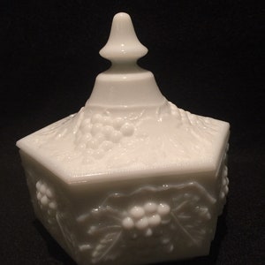 Imperial glass co. Covered candy dish
