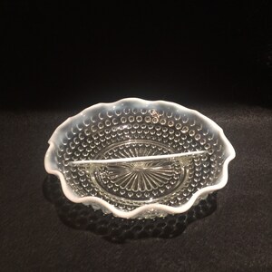 Anchor hocking  moonstone relish dish