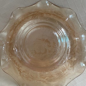Marigold carnival glass bowl