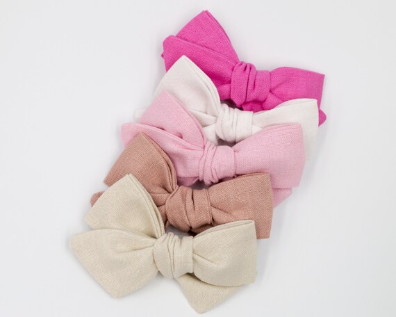 linen baby headband