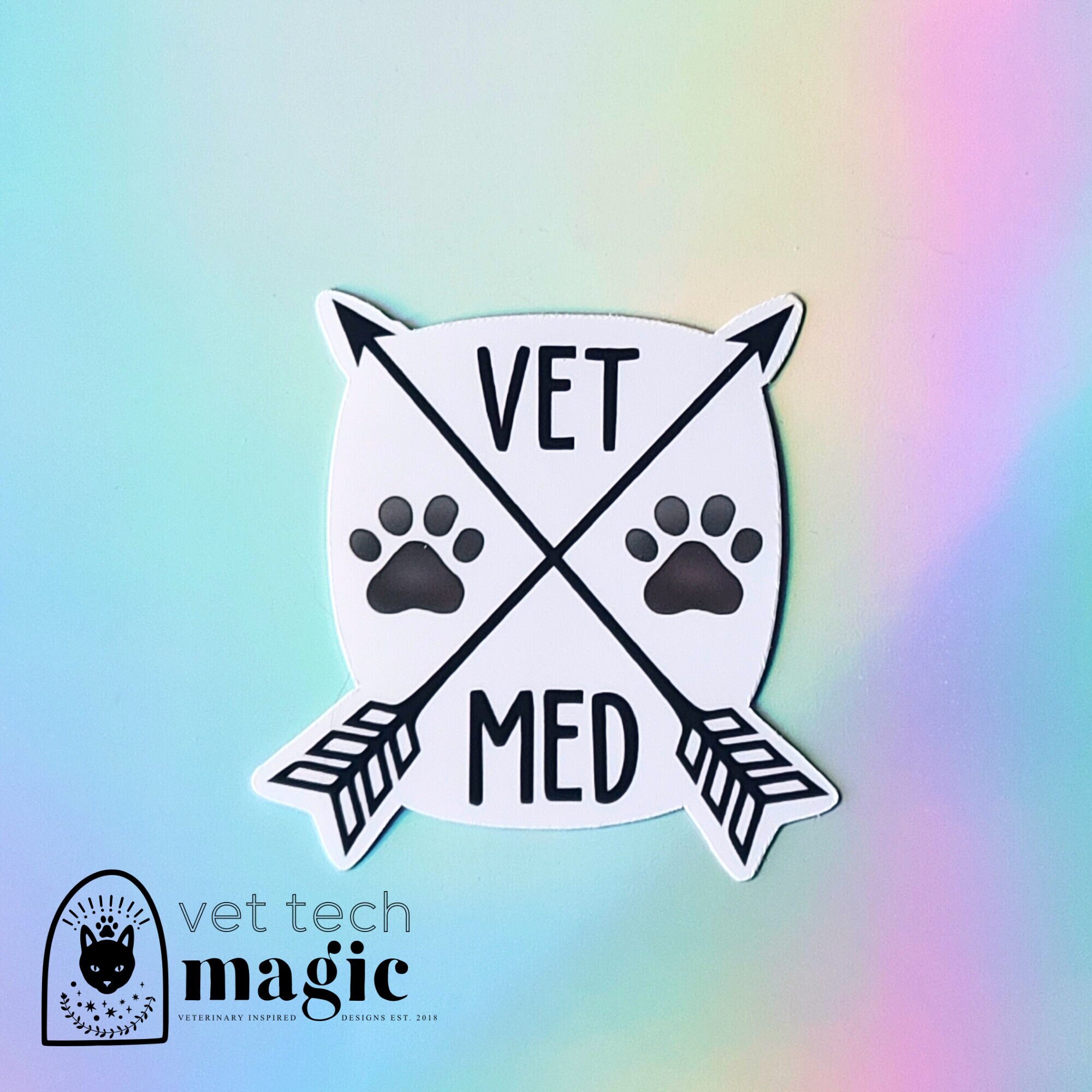 Veterinary medicine sticker Vet tech veterinary nurse Vet Etsy